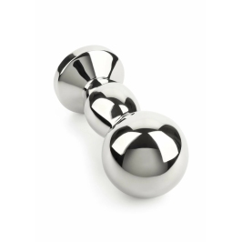Mr. Steel Bubble Trouble Stainless Steel Beaded Plug Medium Mr. Steel Bubble Trouble Stainless Steel Beaded Plug Medium