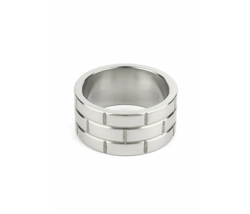 Mr. Steel The Wall C-Ring 45mm Stainless Steel Wide Band Ring