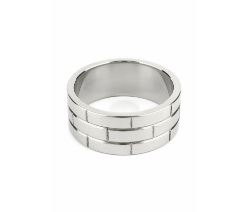Mr. Steel The Wall C-Ring 55mm Stainless Steel Wide Band Ring