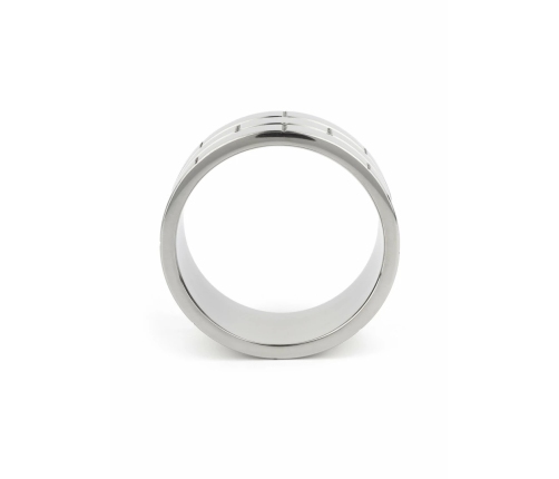Mr. Steel The Wall C-Ring 55mm Stainless Steel Wide Band Ring