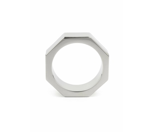 Mr. Steel Nut C-Ring 40mm Stainless Steel Hexagonal Design