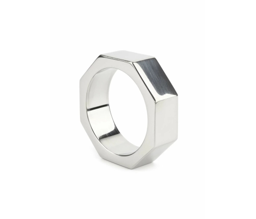 Mr. Steel Nut C-Ring 40mm Stainless Steel Hexagonal Design
