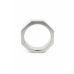 Mr. Steel Nut C-Ring 45mm Stainless Steel Hexagonal Design