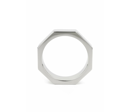 Mr. Steel Nut C-Ring 55mm Stainless Steel Hexagonal Design