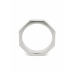 Mr. Steel Nut C-Ring 55mm Stainless Steel Hexagonal Design