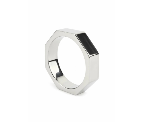 Mr. Steel Nut C-Ring 55mm Stainless Steel Hexagonal Design