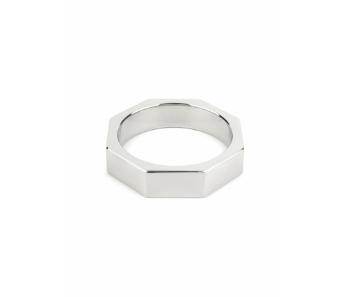 Mr. Steel Nut C-Ring 55mm Stainless Steel Hexagonal Design