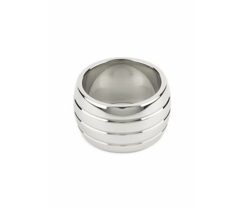 Mr. Steel Oval Barrel C-Ring 40mm Stainless Steel Comfort Band