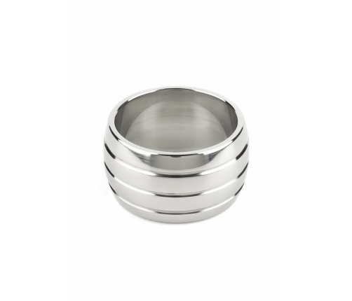 Mr. Steel Oval Barrel C-Ring 45mm Stainless Steel Wide Comfort Fit