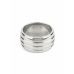 Mr. Steel Oval Barrel Ring 50mm Stainless Steel Comfort Fit