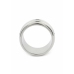 Mr. Steel Oval Barrel Ring 50mm Stainless Steel Comfort Fit