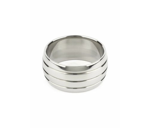 Mr. Steel Oval Barrel C-Ring 55mm Stainless Steel Wide Comfort Fit