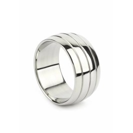 Mr. Steel Oval Barrel C-Ring 55mm Stainless Steel Wide Comfort Fit Mr. Steel Oval Barrel C-Ring 55mm Stainless Steel Wide Comfort Fit