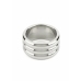 Mr. Steel Elegant Deep C-Ring 40mm Stainless Steel Anatomical Ring
