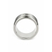 Mr. Steel Elegant Deep C-Ring 45mm Stainless Steel Anatomical Ring