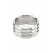 Mr. Steel Elegant Deep C-Ring 50mm Stainless Steel Anatomical Ring