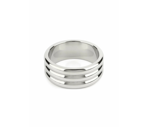 Mr. Steel Elegant Deep C-Ring 55mm Stainless Steel Anatomical Ring