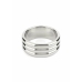 Mr. Steel Elegant Deep C-Ring 55mm Stainless Steel Anatomical Ring