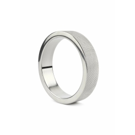 Mr. Steel CrissCross C-Ring 55mm Stainless Steel Textured Band Mr. Steel CrissCross C-Ring 55mm Stainless Steel Textured Band