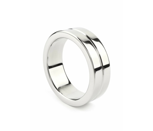 Mr. Steel Single Grooved Ring 40mm Stainless Steel, Polished Finish