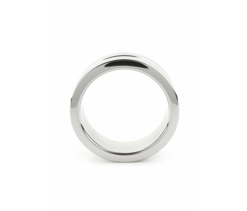 Mr. Steel Single Grooved Ring 40mm Stainless Steel, Polished Finish