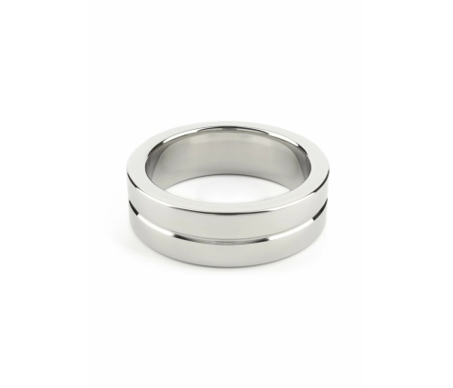 Mr. Steel Single Grooved Ring 40mm Stainless Steel, Polished Finish