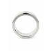 Mr. Steel Single Grooved Ring 45mm Stainless Steel Elegant Design