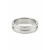 Mr. Steel Single Grooved Stainless Steel Ring 50mm - Polished Finish