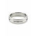 Mr. Steel Single Grooved Stainless Steel Ring 55mm - Polished Finish