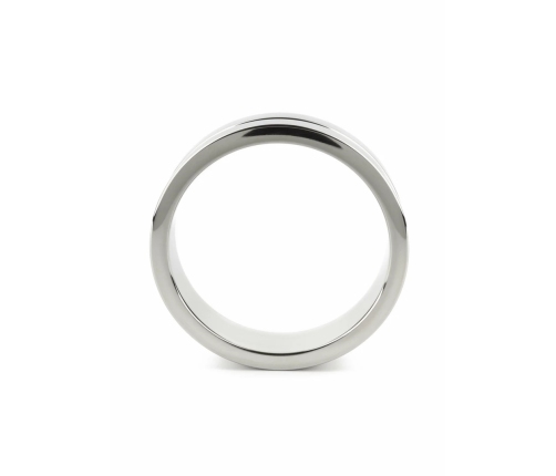 Mr. Steel Single Grooved Stainless Steel Ring 55mm - Polished Finish