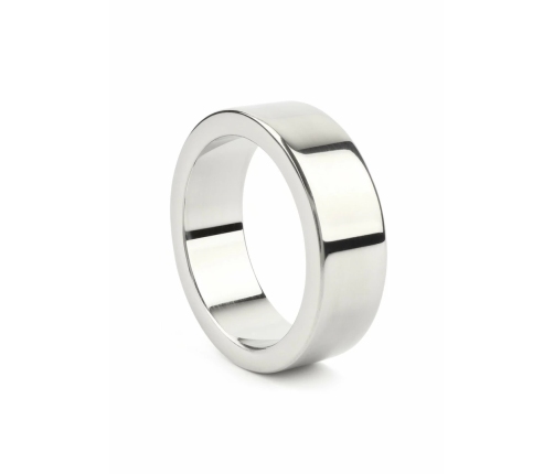 Mr. Steel Wide Band Stainless Steel Intimate Ring 40mm