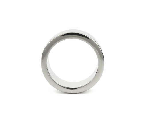 Mr. Steel Wide Band Stainless Steel Intimate Ring 40mm