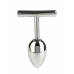 Mr. Steel Pod Plunger Stainless Steel Intimate Device with T-Handle 16 cm