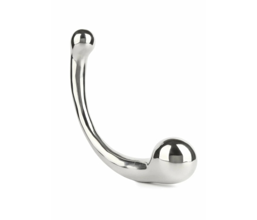 Mr. Steel The Curvy G-spot Double Ended Stainless Steel Massager 22cm