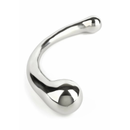 Mr. Steel The Curvy G-spot Double Ended Stainless Steel Massager 22cm