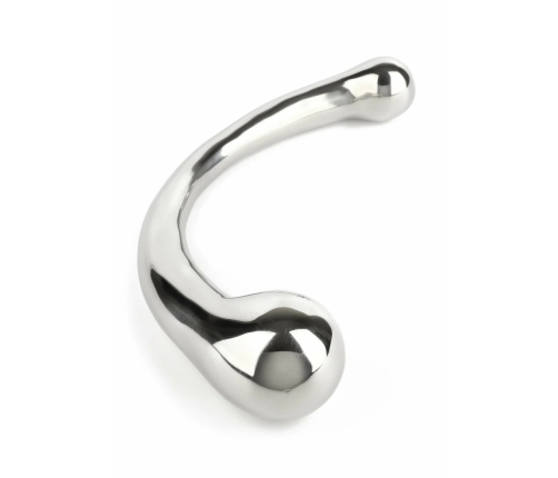 Mr. Steel The Curvy G-spot Double Ended Stainless Steel Massager 22cm