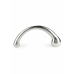 Mr. Steel The Curvy G-spot Double Ended Stainless Steel Massager 22cm