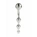 Mr. Steel Twisted Desire Bulb Wand Stainless Steel Ergonomic Tool