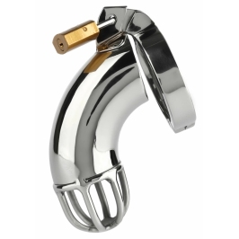 The Tool Bin Mr. Steel Chastity Cage Stainless Steel Secure System The Tool Bin Mr. Steel Chastity Cage Stainless Steel Secure System