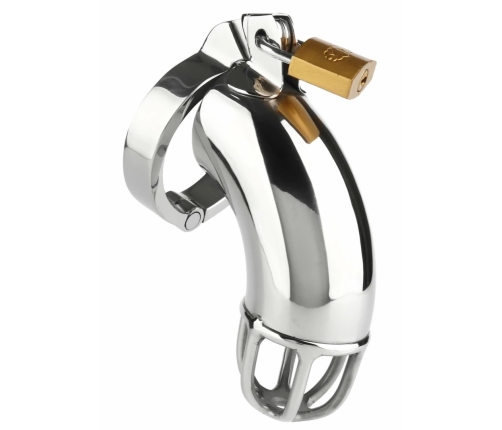 The Tool Bin Mr. Steel Chastity Cage Stainless Steel Secure System