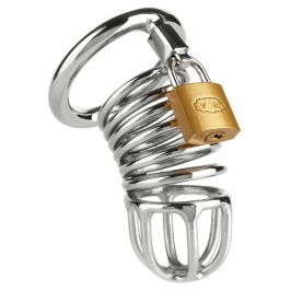 Mr. Steel Ring Master Stainless Steel Chastity System, Adjustable Size Mr. Steel Ring Master Stainless Steel Chastity System, Adjustable Size