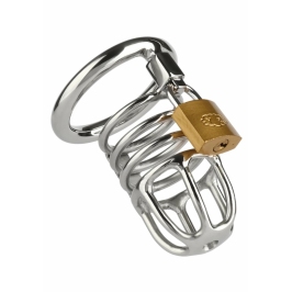 Mr. Steel Chastity Cage Stainless Steel Secure Locking System 8713221839749 Mr. Steel Chastity Cage Stainless Steel Secure Locking System 8713221839749
