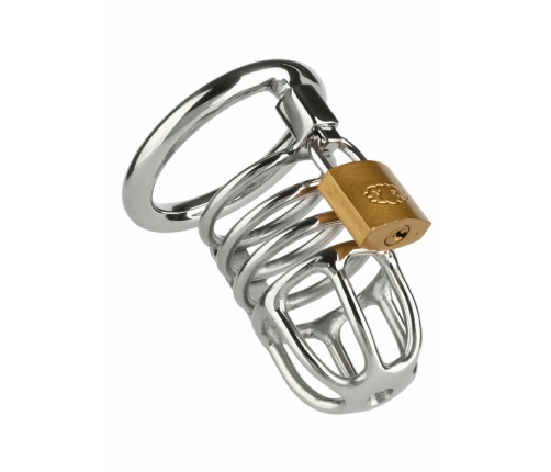 Mr. Steel Chastity Cage Stainless Steel Secure Locking System 8713221839749