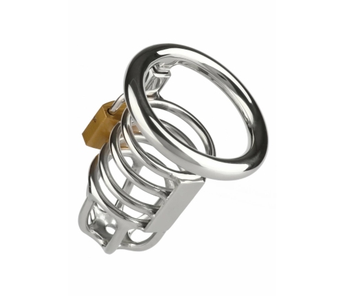 Mr. Steel Chastity Cage Stainless Steel Secure Locking System 8713221839749