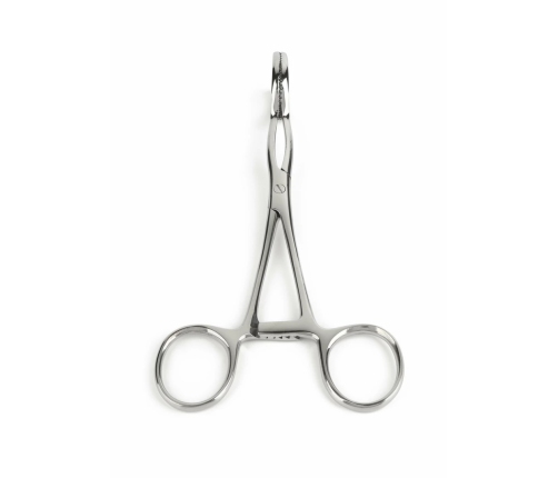 Mr. Steel Cube Tongs V Shape Stainless Steel Precision Tool