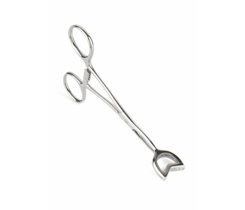 Mr. Steel Cube Tongs V Shape Stainless Steel Precision Tool