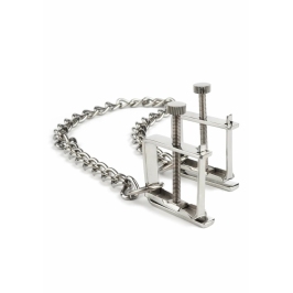 Mr. Steel Press Adjustable Stainless Steel Nipple Clamps with Chain Mr. Steel Press Adjustable Stainless Steel Nipple Clamps with Chain