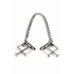 Mr. Steel Press Adjustable Stainless Steel Nipple Clamps with Chain