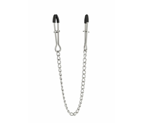 Mr. Steel Tweezer Adjustable Stainless Steel Nipple Clamps with Chain