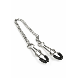 Mr. Steel Tweezer Adjustable Stainless Steel Nipple Clamps with Chain Mr. Steel Tweezer Adjustable Stainless Steel Nipple Clamps with Chain